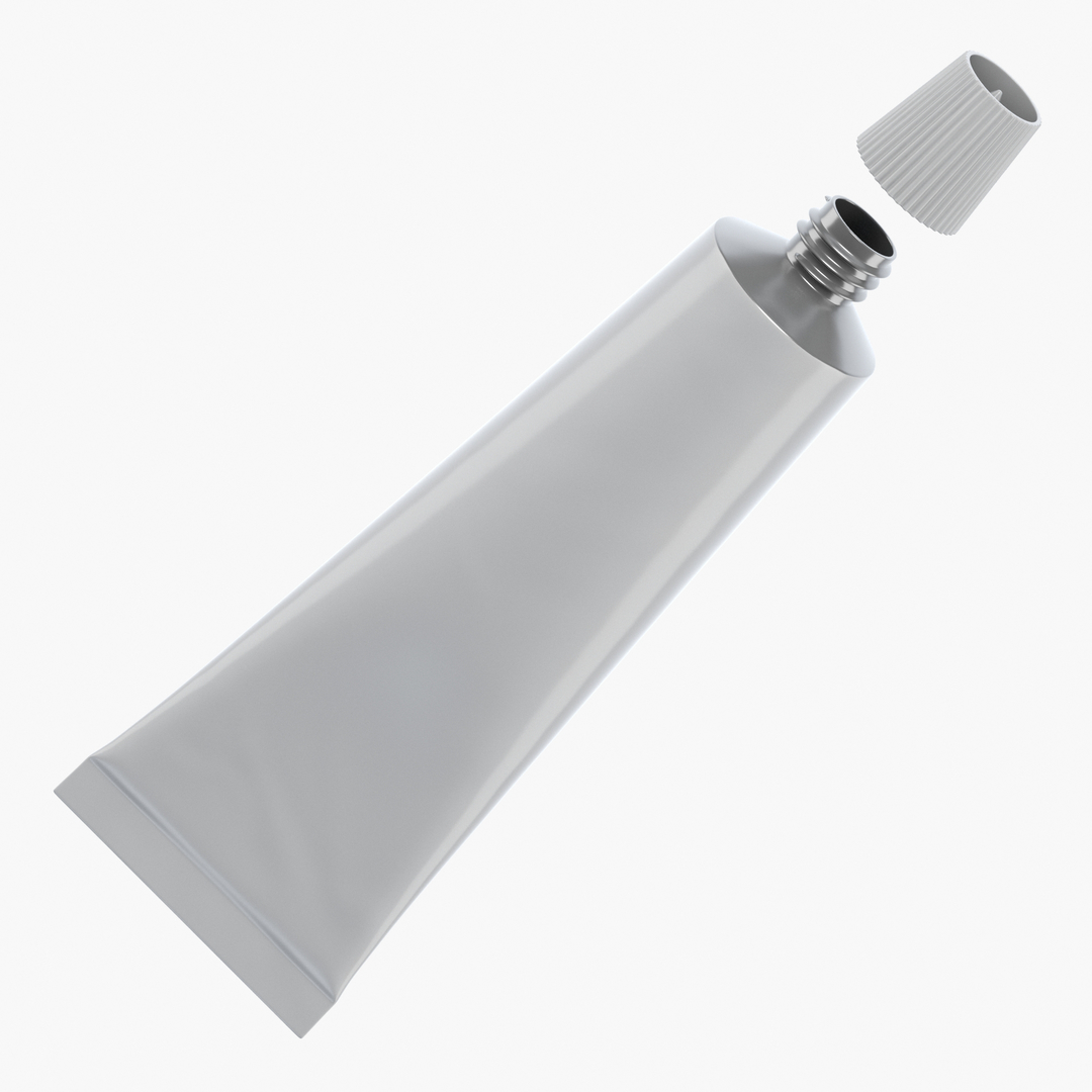 Medical ointment tube contains model TurboSquid 1634247