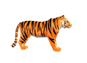 tiger animation 3D model