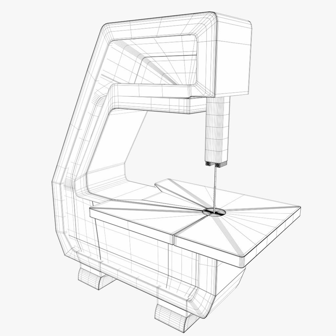 saw band bandsaw 3d max