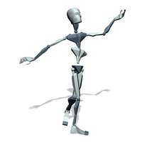 Girl walking slow dance