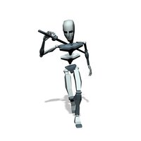 Ninja stand idle to run combat