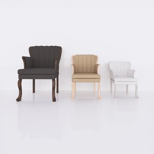 3D family - scalable armchair
