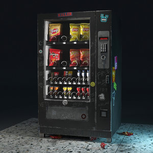 3D model vending machine