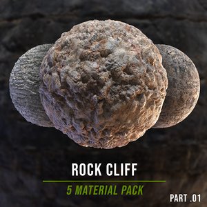 Rock Cliff - Scanned Texture Pack - Part 01