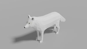 3D polar wolf model