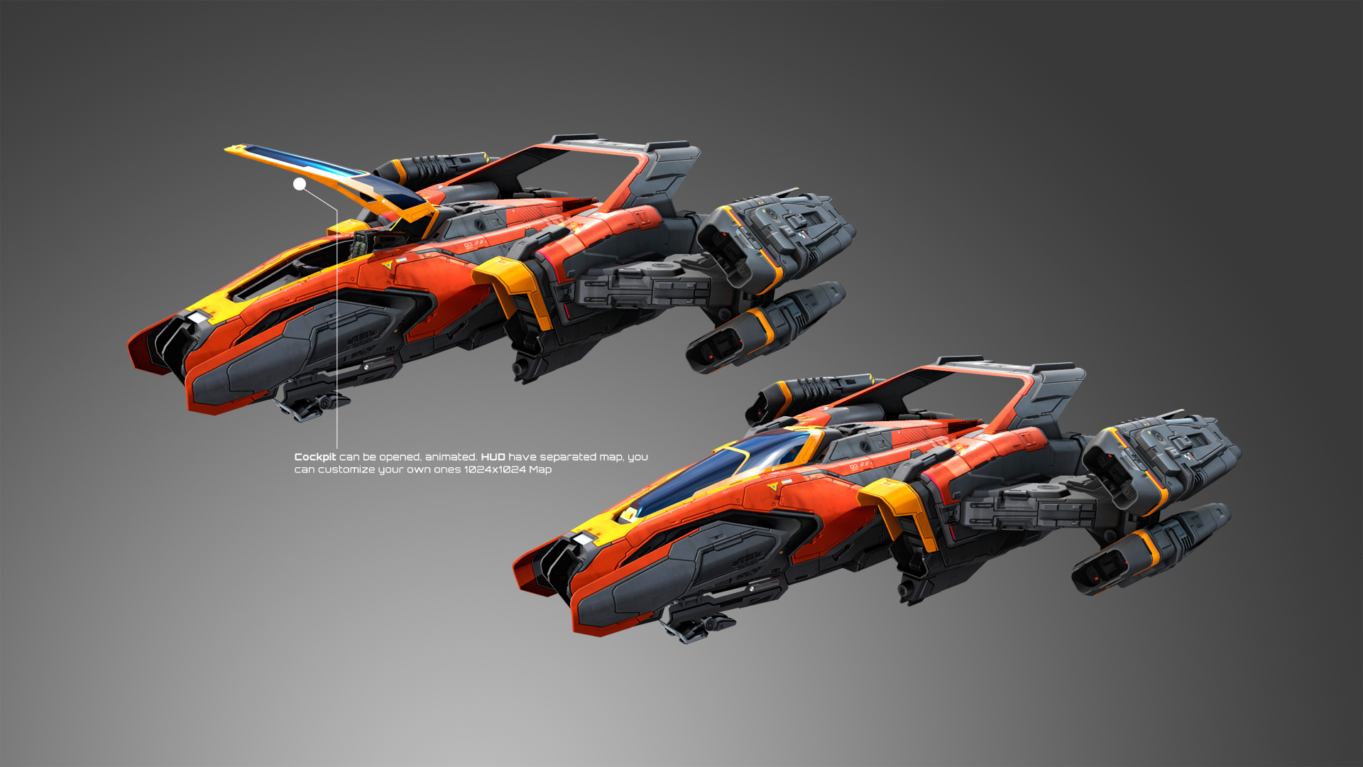 3D sf - scorpion fighter - TurboSquid 1634954