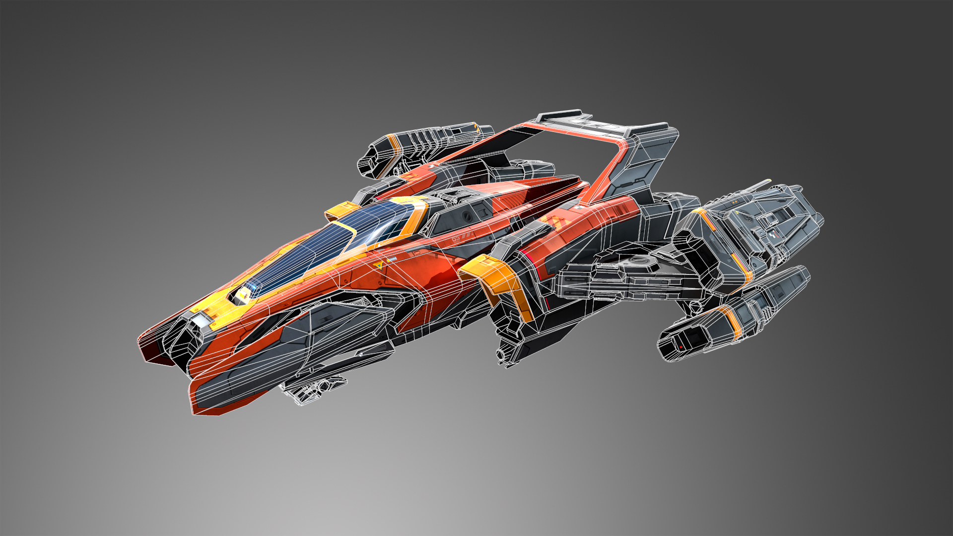 3D sf - scorpion fighter - TurboSquid 1634954