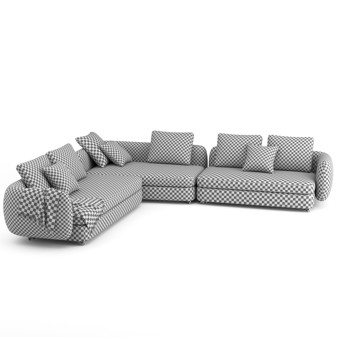 Saint germain sofa 02 model - TurboSquid 1635032