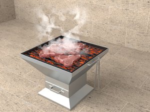 barbecue grill 3D model