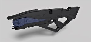 rifle weapon 3D model