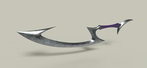 3D model sword weapon