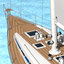 3ds max 55-foot sailboat