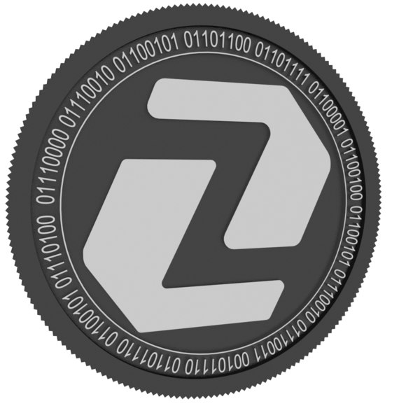 3D model zer black coin