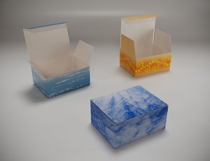 cardboard box model
