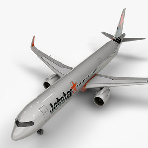a321 neo jetstar airways 3D model