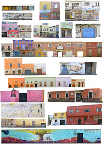 mexican houses raw scan 3D model