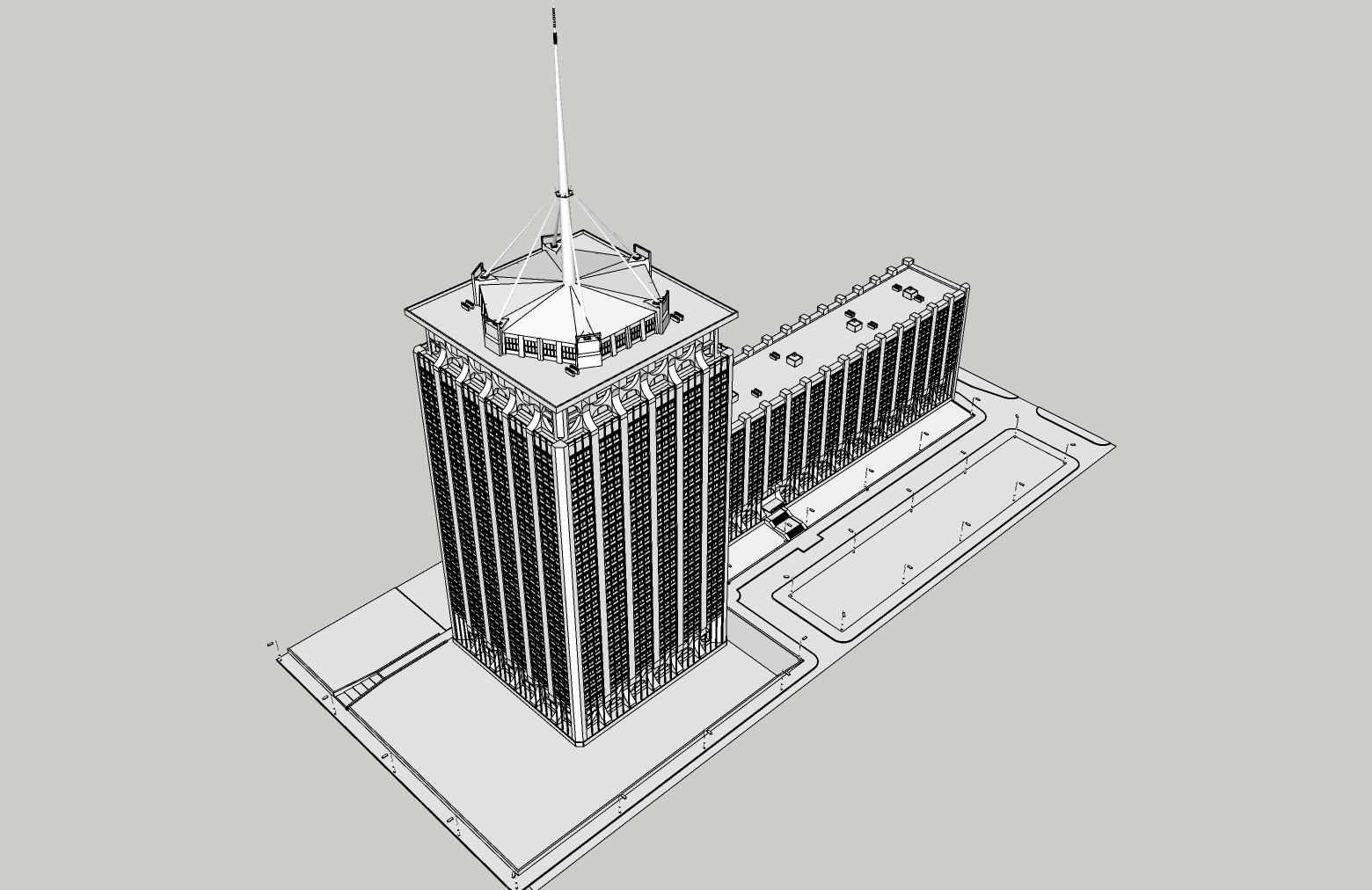 3D model soviet building - TurboSquid 1635913