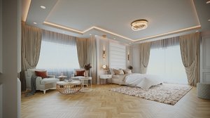 bedroom interior 3D model