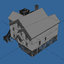 beach house architectural 3d model