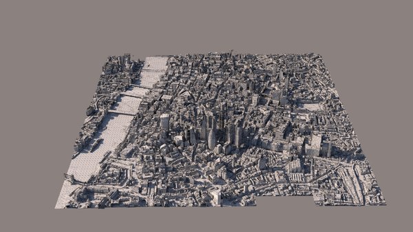 London Maps 3D Model - TurboSquid 1636476