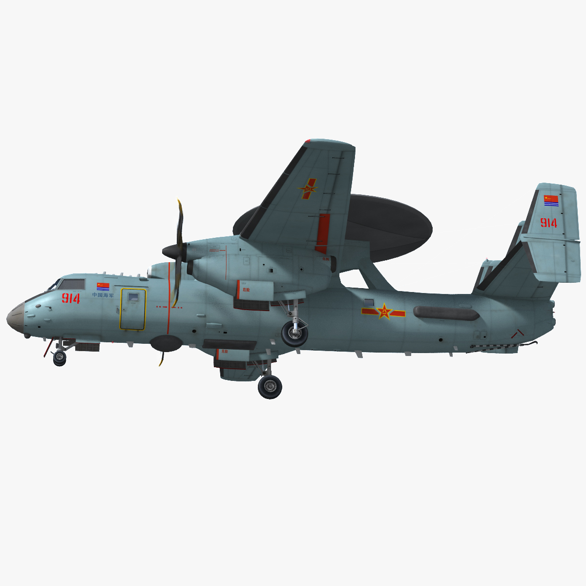 3D kj-600 awacs - TurboSquid 1636705