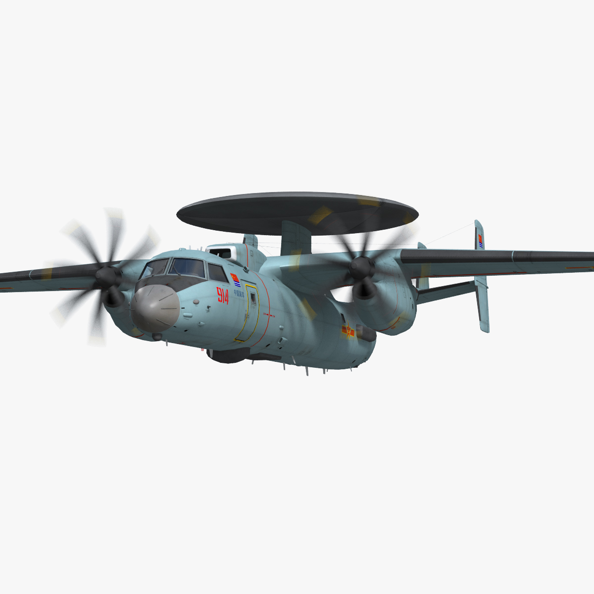 3D kj-600 awacs - TurboSquid 1636705