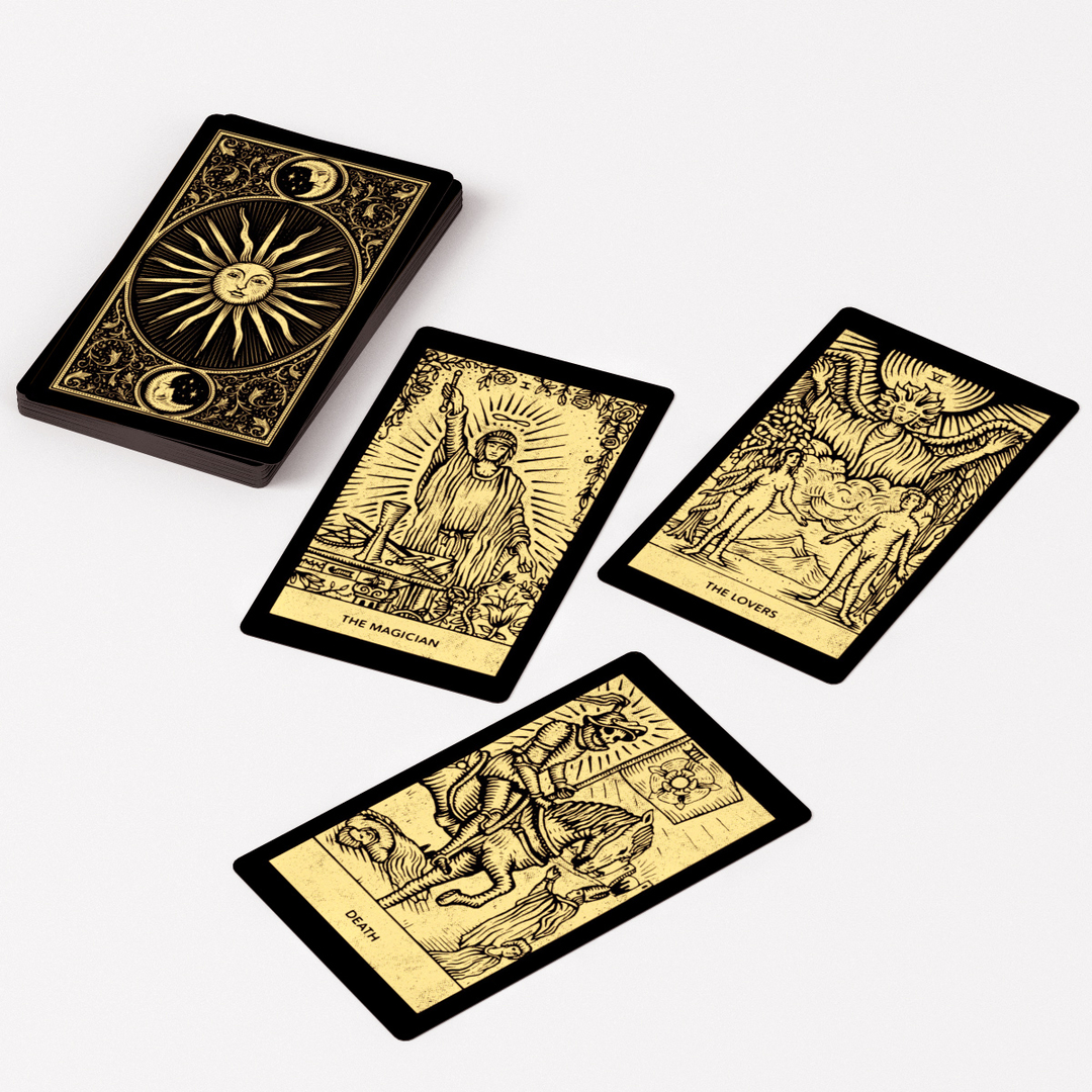 3D model golden tarot cards - - TurboSquid 1636803