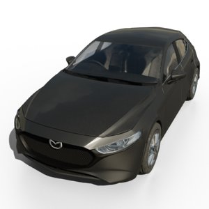 mazda 3 2019 hatchback 3D model