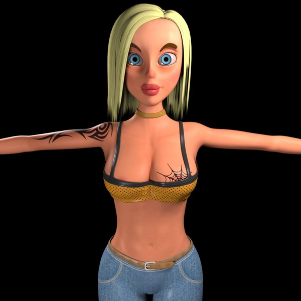 3d Toon Girl Sexy