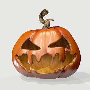 3D model halloween pumpkin