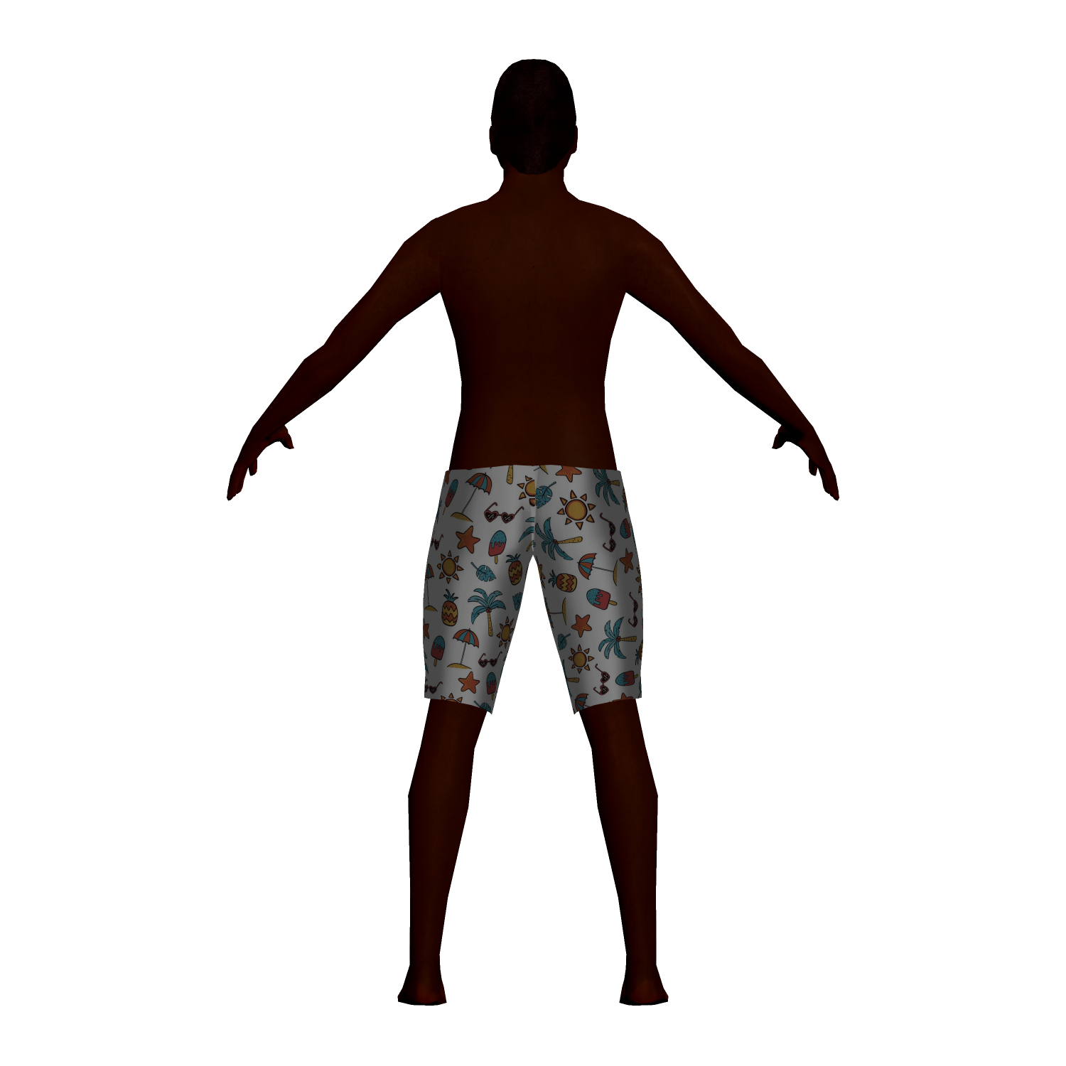 Man swimsuit 3D model - TurboSquid 1637284