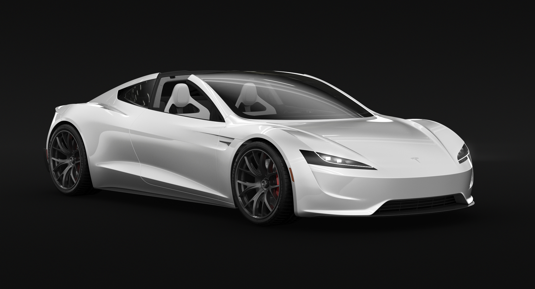 Tesla roadster 3D model - TurboSquid 1637436