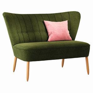 editions fitz two-seater sofa 3D model