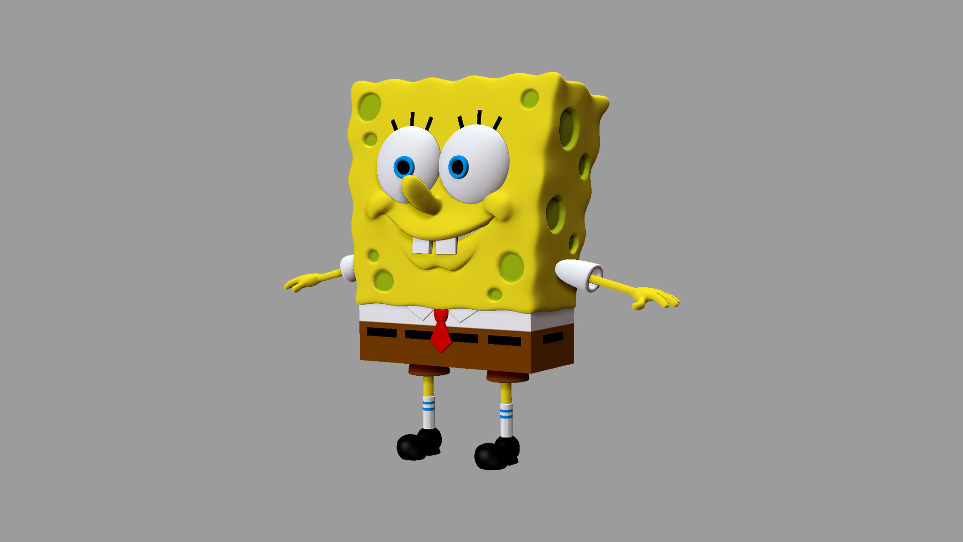 Spongebob model TurboSquid 1637533