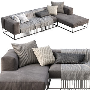 livingdivani sofa ile club 3D model
