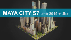 3D city streets model