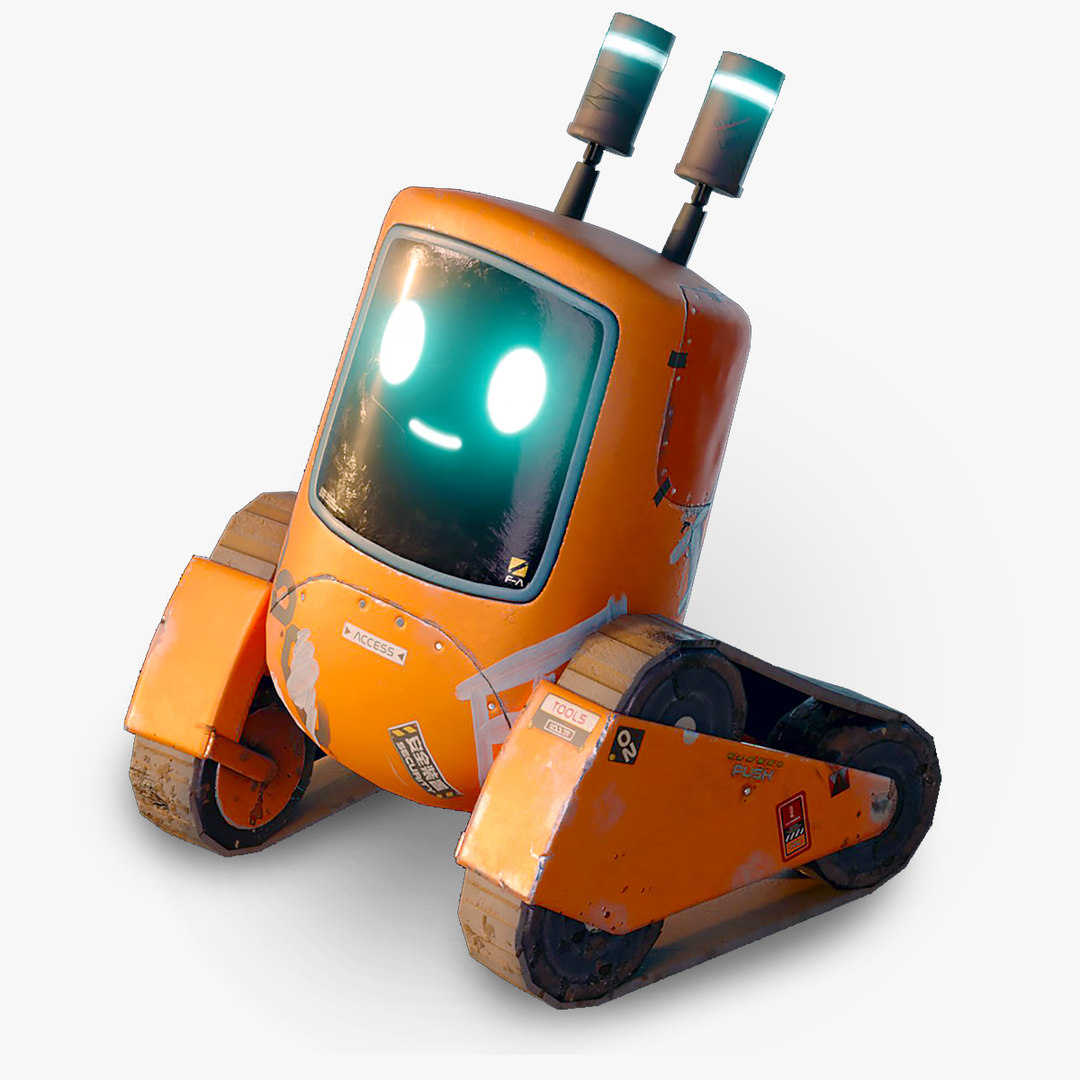 3D rover robot cute animation character - TurboSquid 1637886