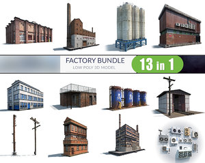 3D model building factory
