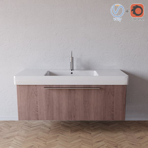 3d model of vero sink duravit