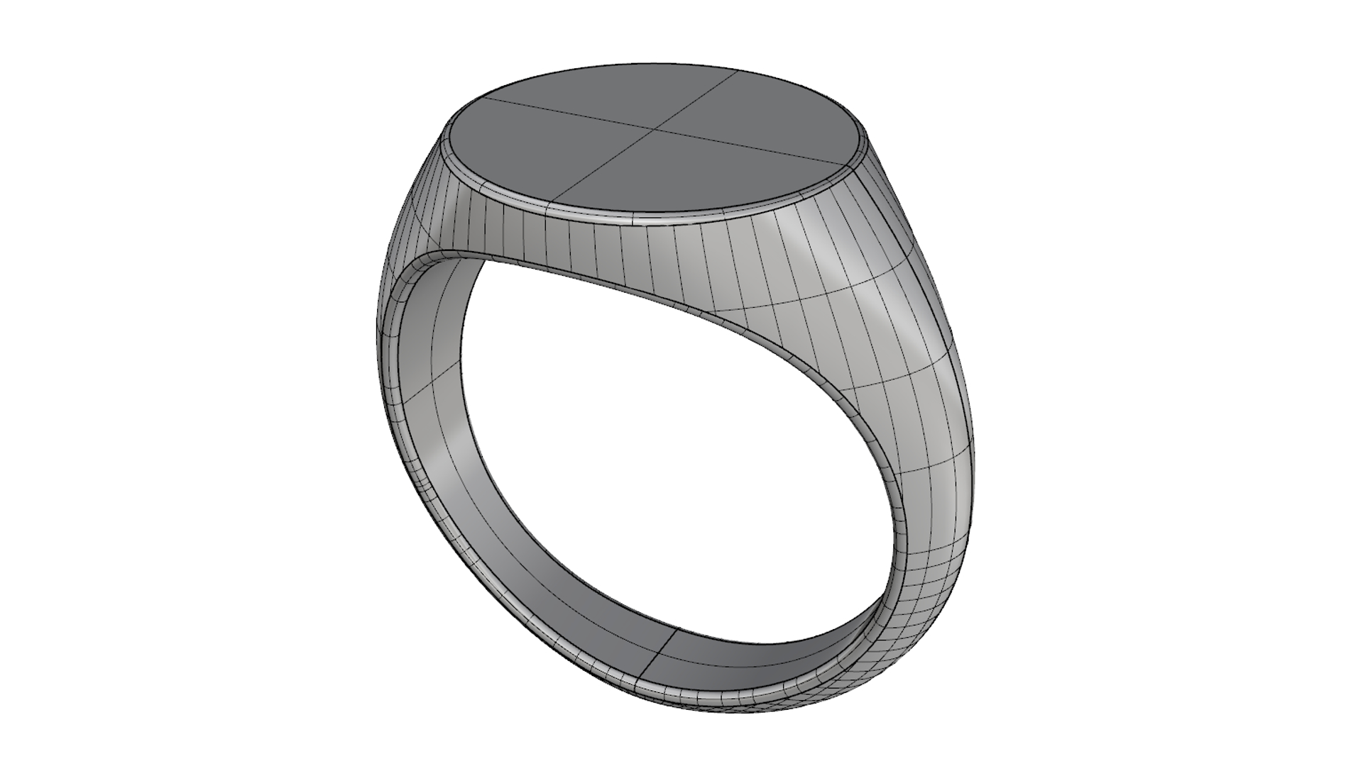 Plain gold ring model TurboSquid 1638019