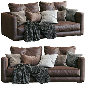 3D leather sofa tango maras model