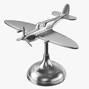 airplane decor spitfire model