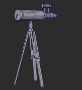 telescope 3D model