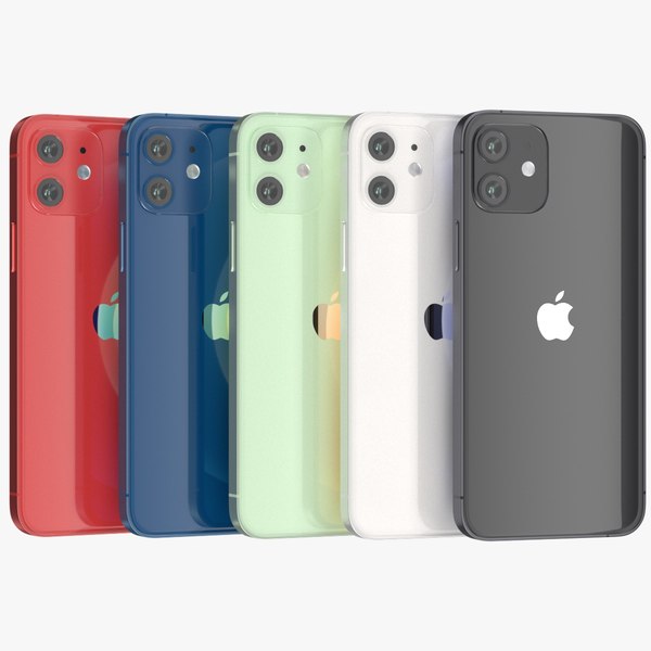 3d Iphone 12 Color Glass Turbosquid