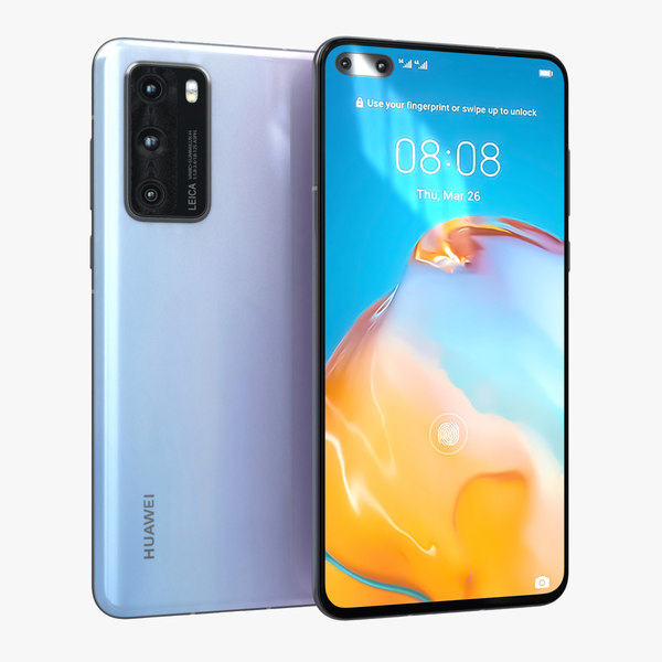 Huawei P40 Eisweiß 3D-Modell - TurboSquid 1638392