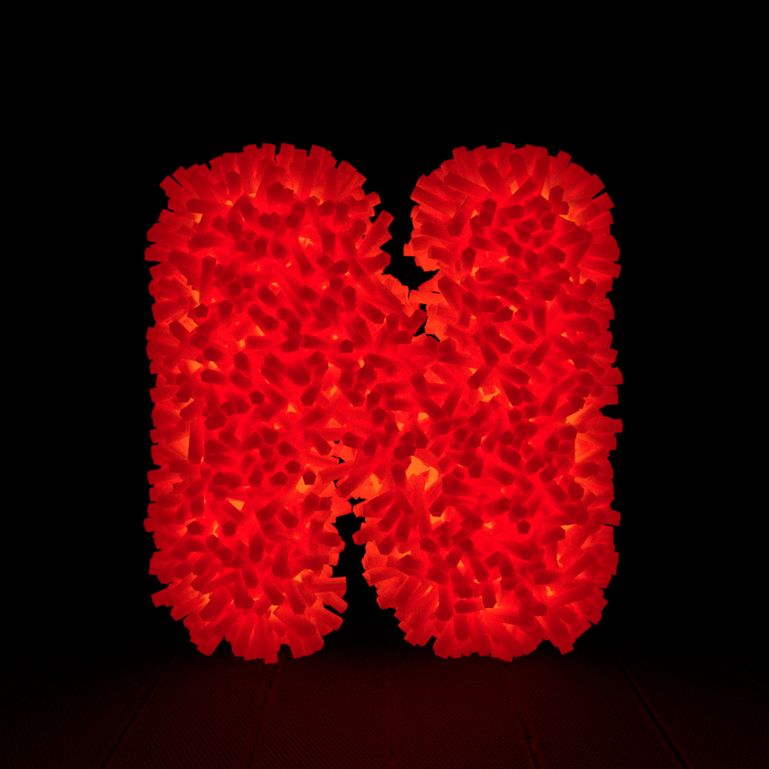 Mod le 3D De Glowing Fuzzy Letter N TurboSquid 1638434