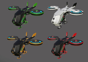 3D dron model