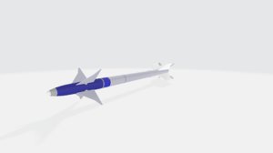 3D model aim-9l-m sidewinder aim
