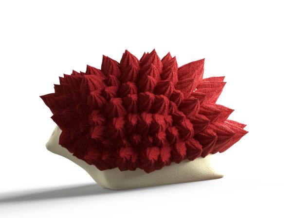 3d Hedgehog Cake Model Turbosquid