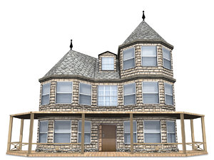 victorian house 3D